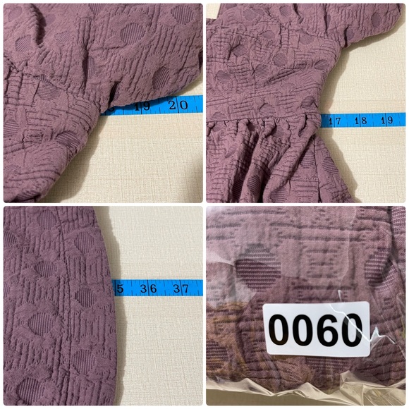 MADEWELL Women’s Floral Quilted Puff-Sleeve Doll Mini Dress in Fig Multi Jaq Lg - Picture 15 of 15